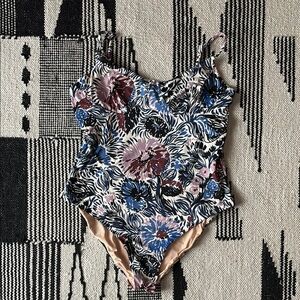 Floral Patterned Swimsuit